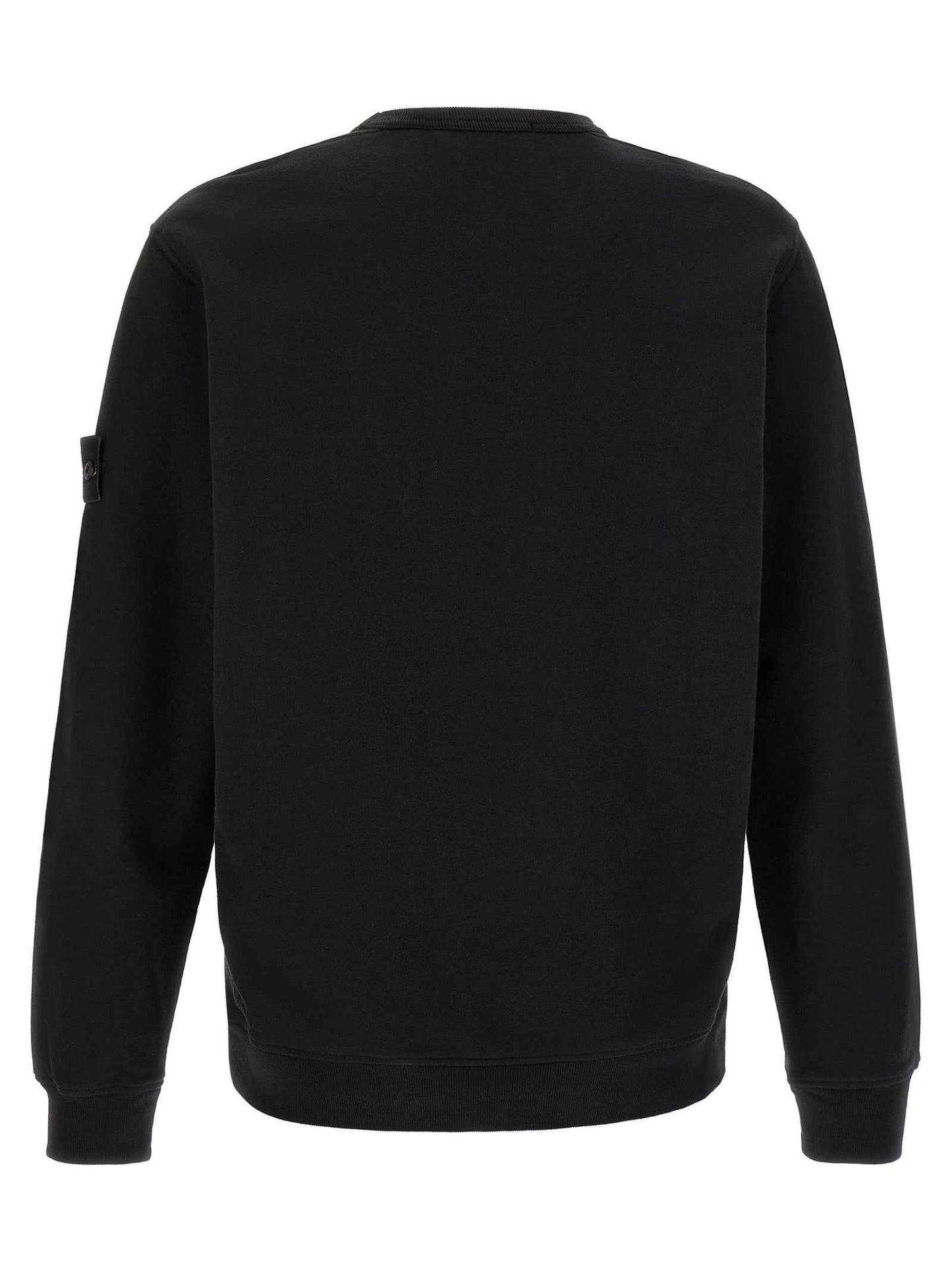 Black Cotton Sweatshirt