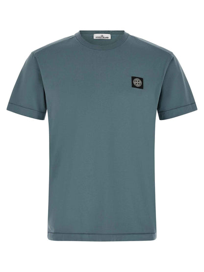 Blue Cotton T-Shirt