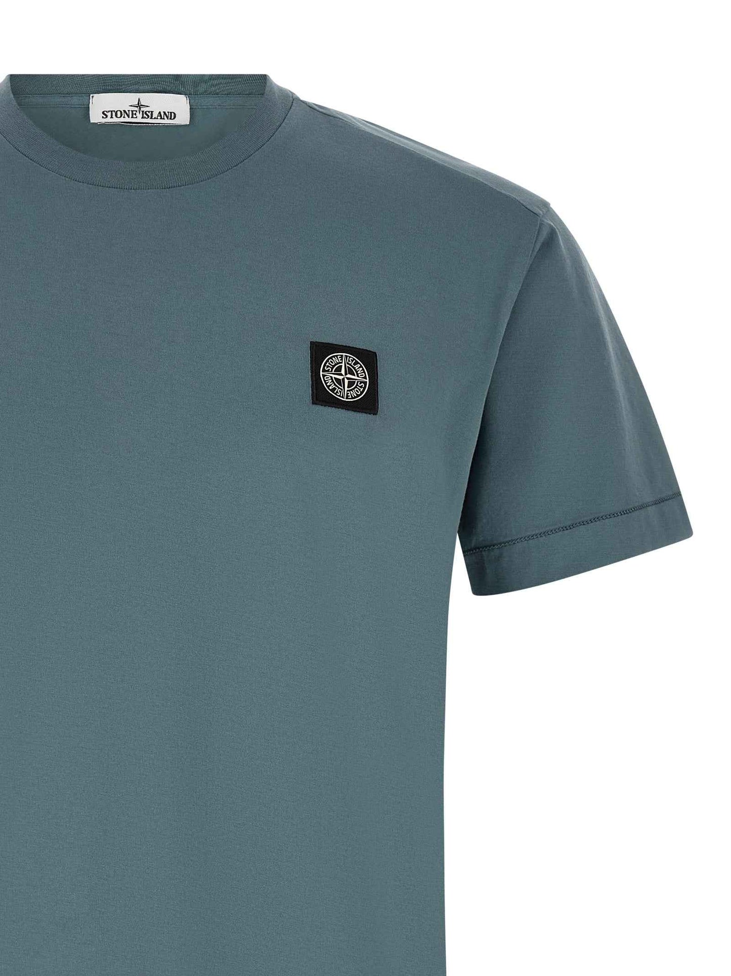 Blue Cotton T-Shirt