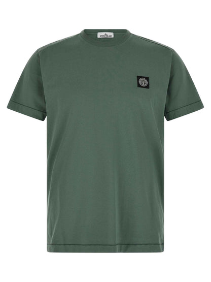 Bicolor Cotton T-Shirt