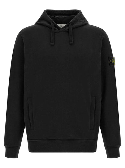Black Cotton Sweatshirt