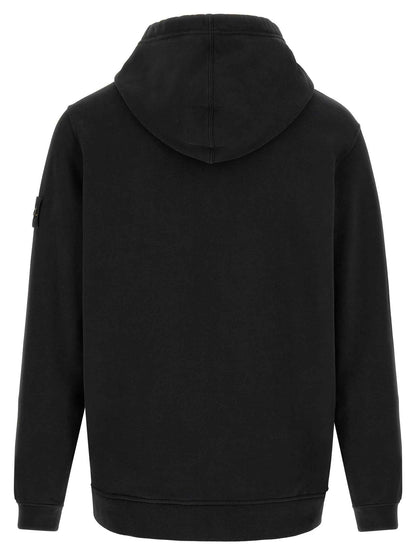 Black Cotton Sweatshirt