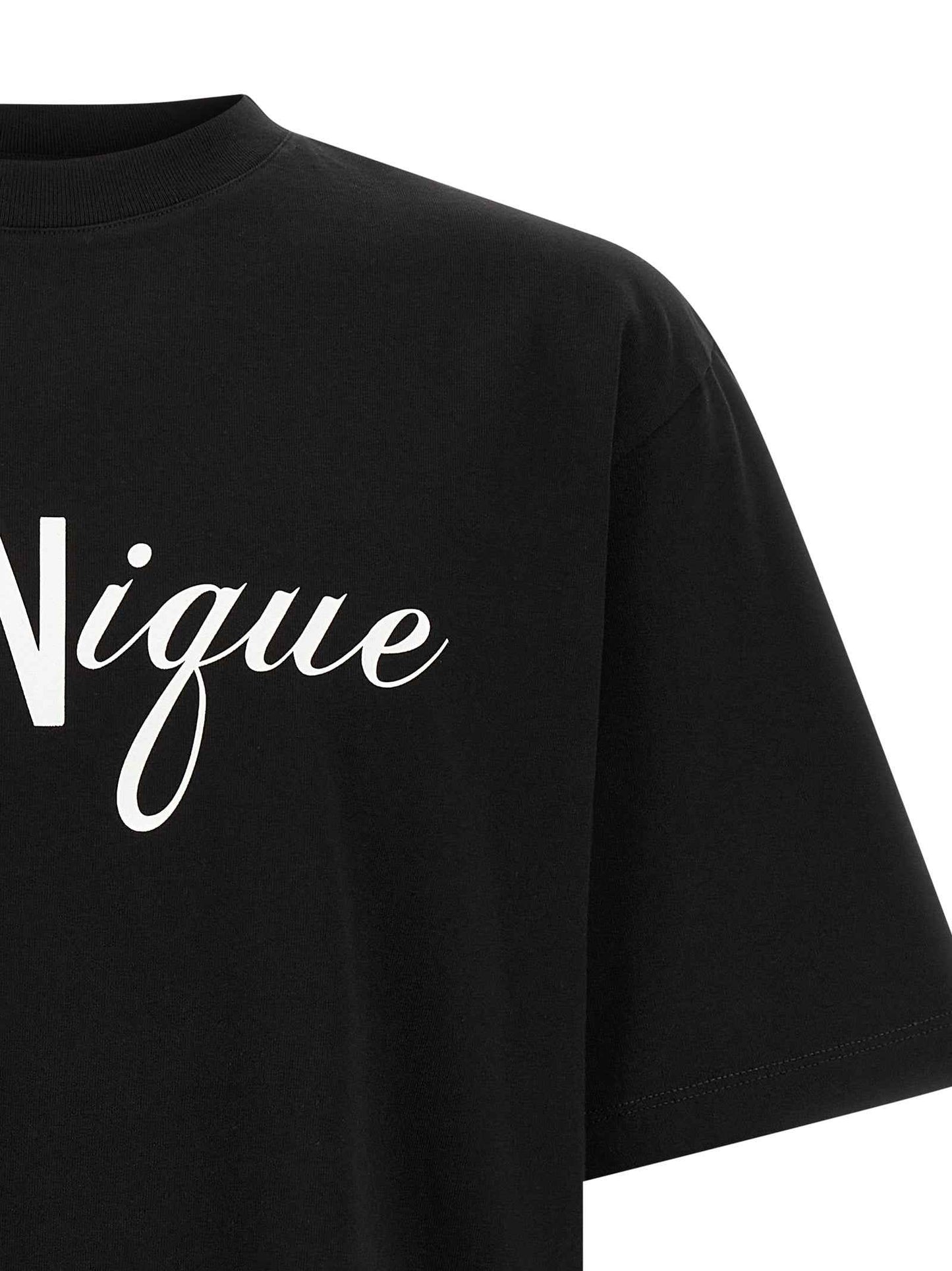 Black Cotton T-Shirt