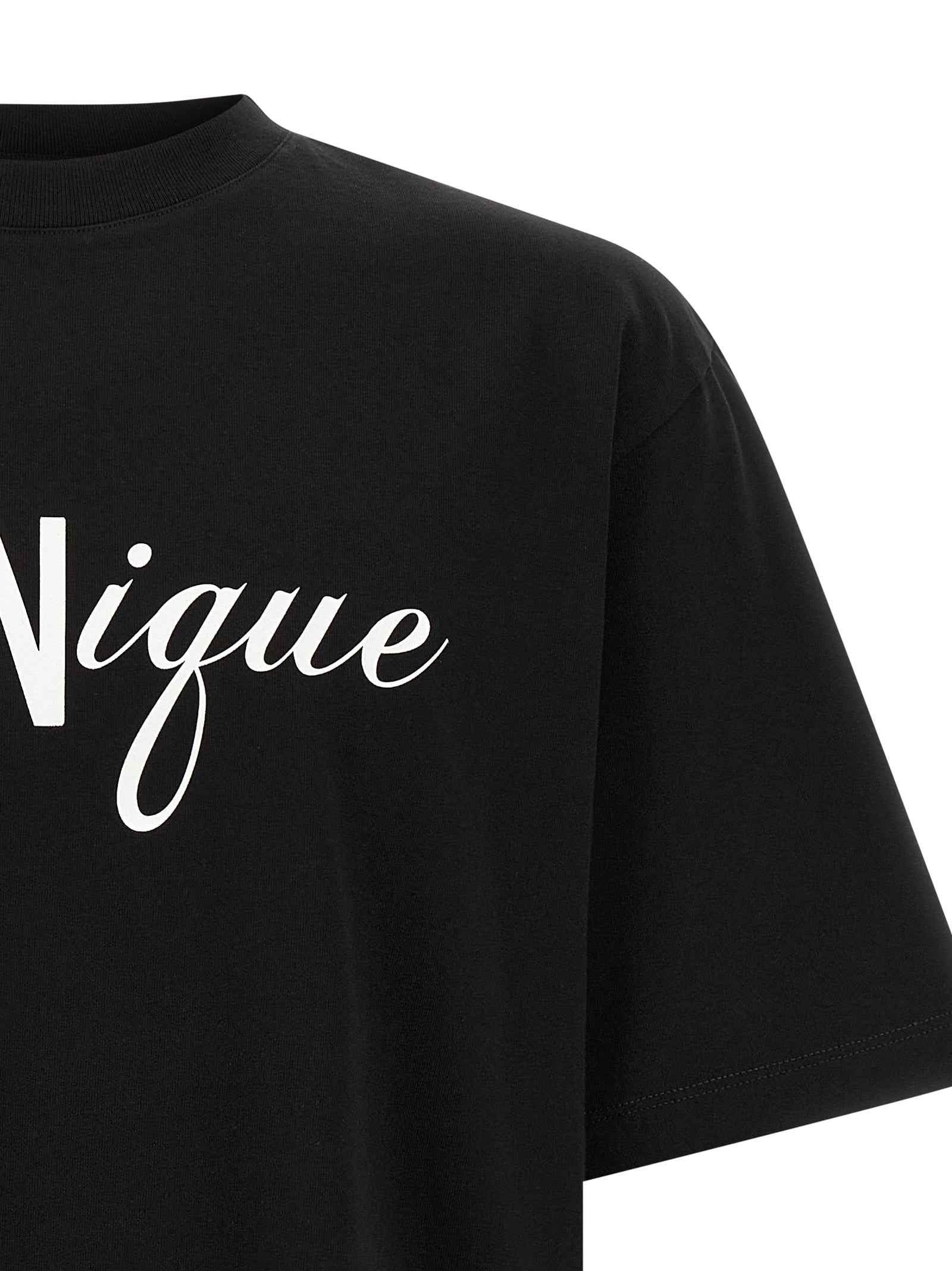 Black Cotton T-Shirt