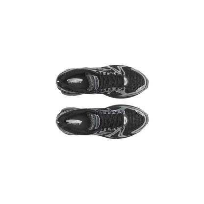 Black Synthetic Athletic Sneakers