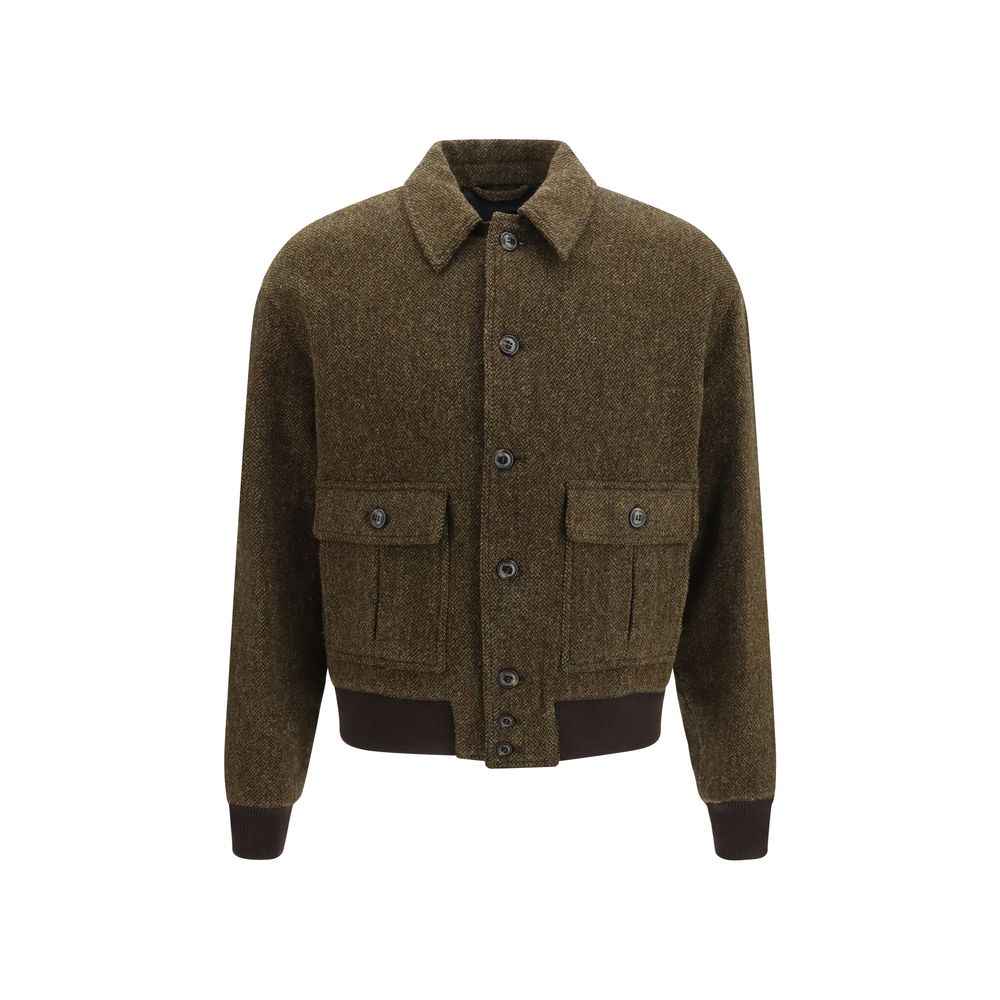 Bicolor Wool Oves Aries Bomber