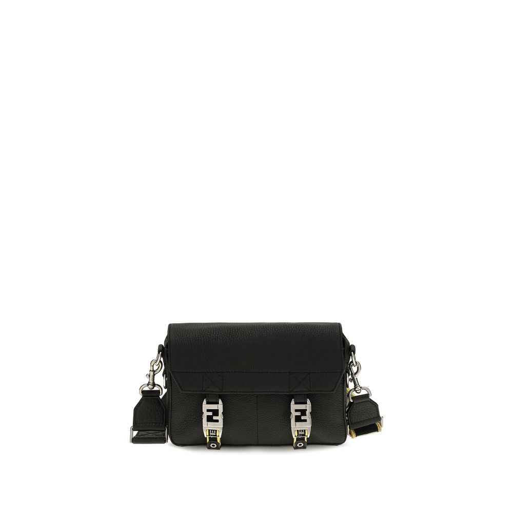 Black Calf Leather Bos Taurus Shoulder Bag