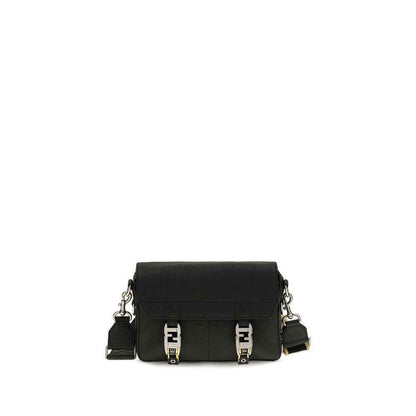 Black Calf Leather Bos Taurus Shoulder Bag