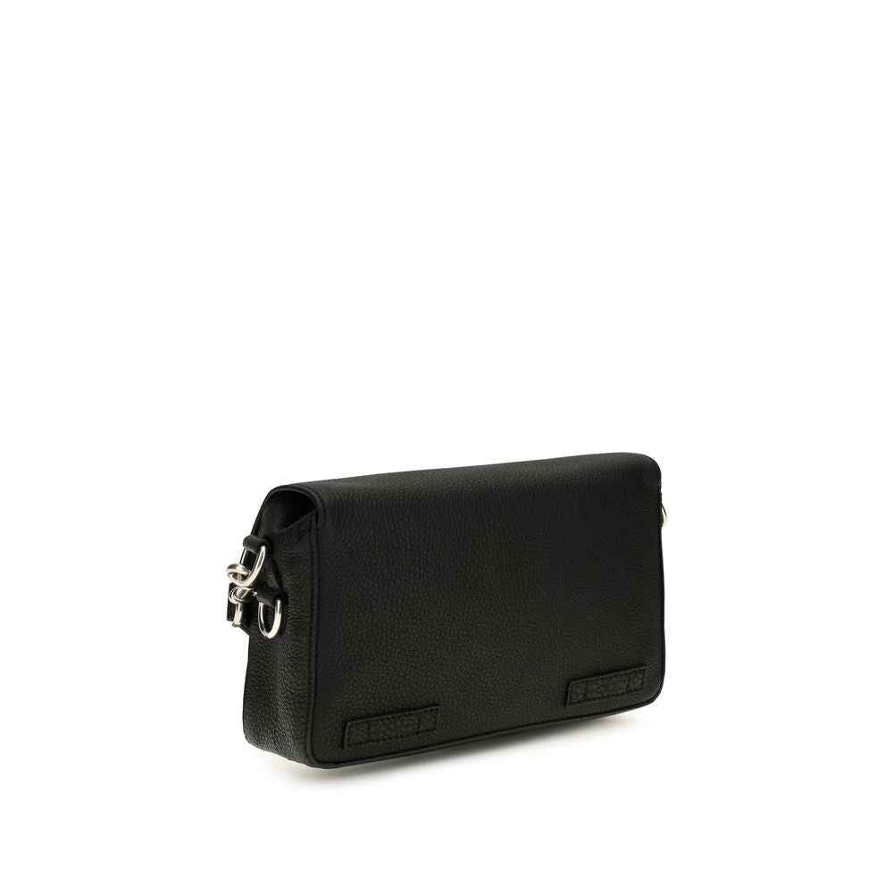 Black Calf Leather Bos Taurus Shoulder Bag
