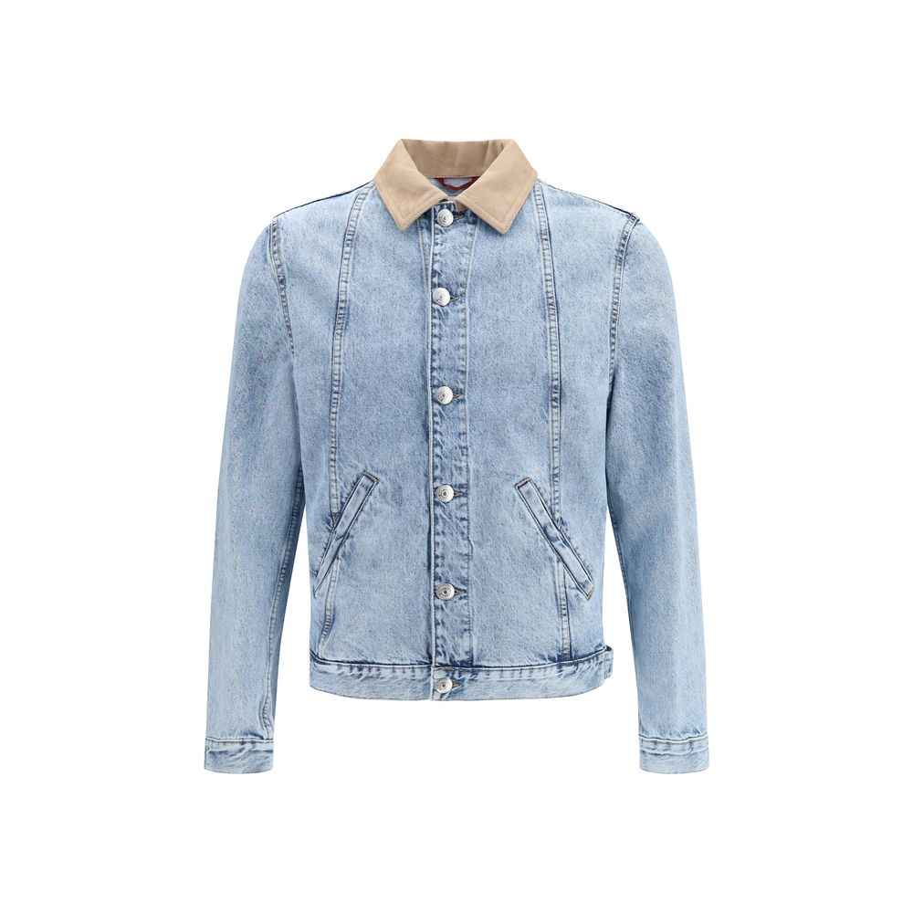 Blue Cotton Denim Jacket