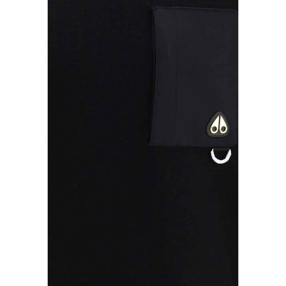 Black Nylon Sweatshirt