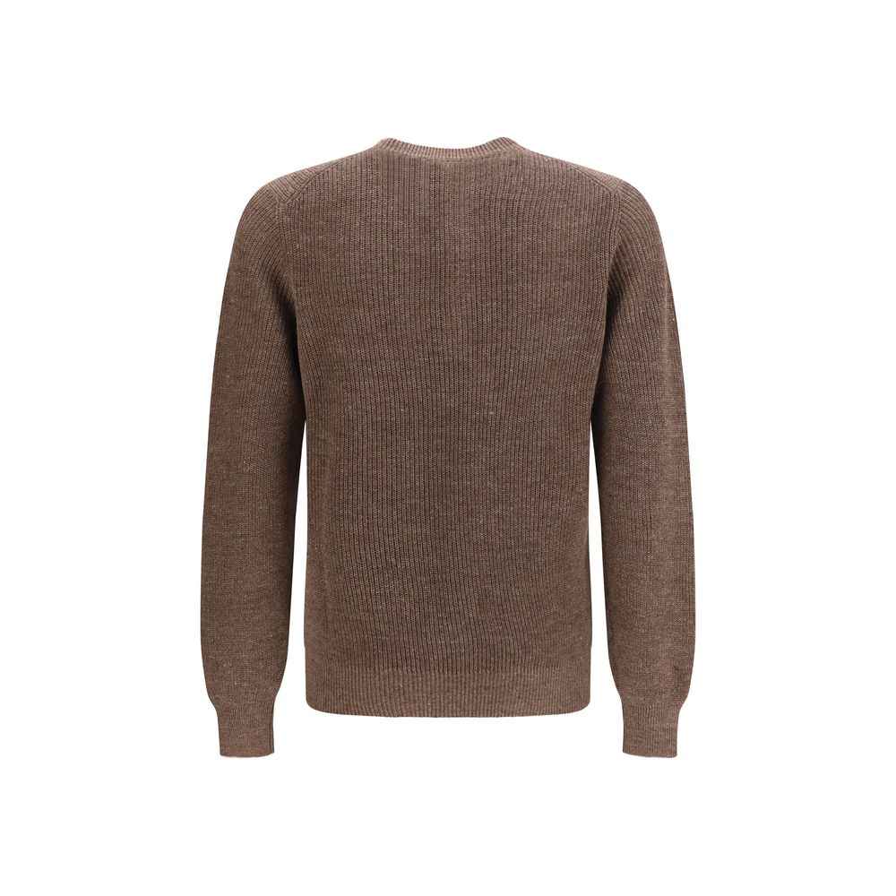 Brown Linen Sweatshirt