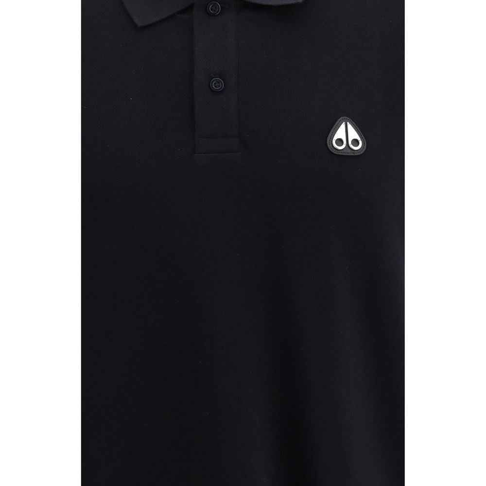 Black Cotton Polo Shirt