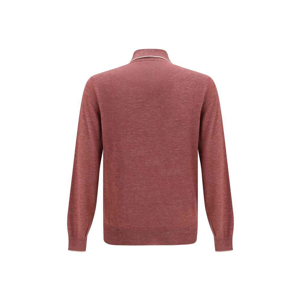 Bordeaux Cashmere Polo Shirt
