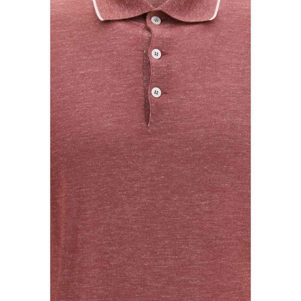 Bordeaux Cashmere Polo Shirt