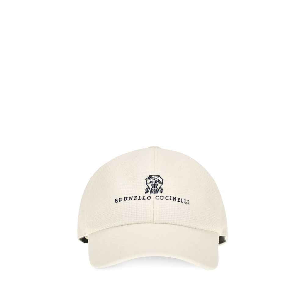 White Silk Cap (Baseball Hat)