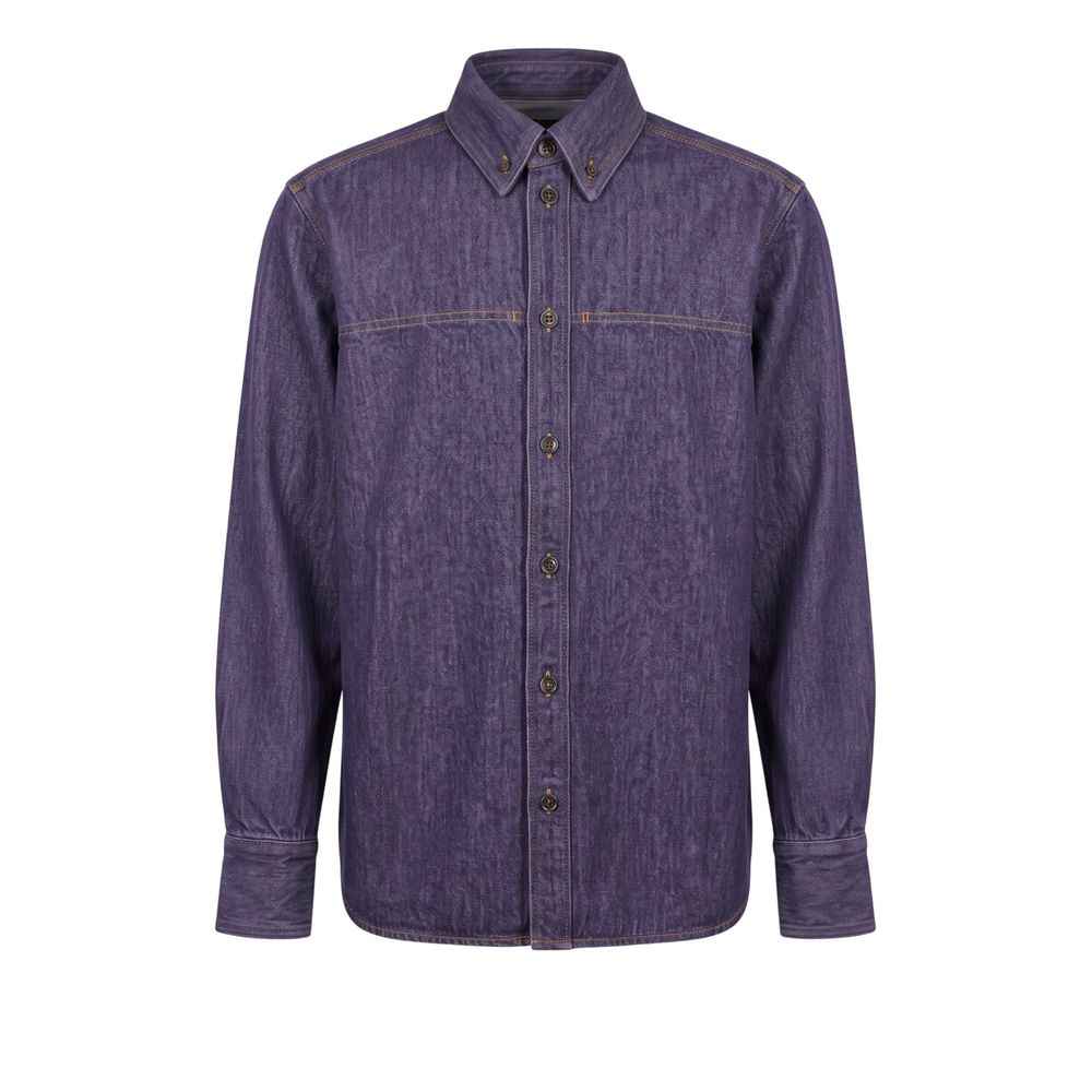 Purple Cotton Men's Jacket