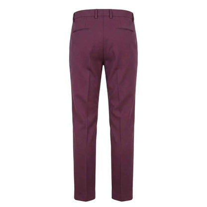 Red Cotton Men Pants