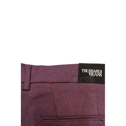 Red Cotton Men Pants