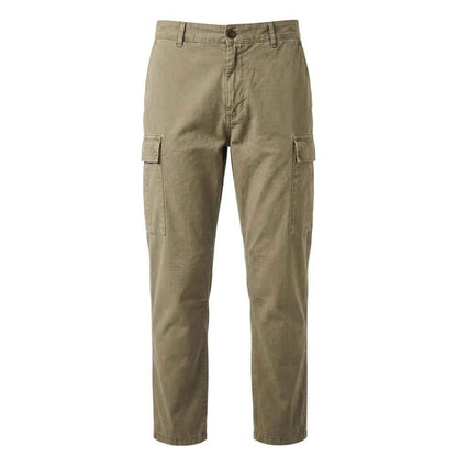 Green Cotton Men Pants