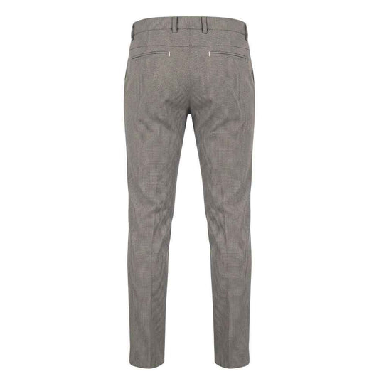 Brown Flax Men Trousers
