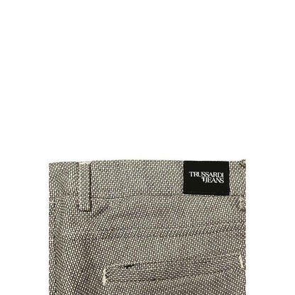 Brown Flax Men Trousers