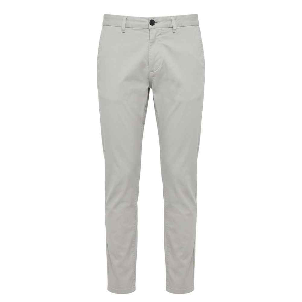 Grey Cotton Men Pants
