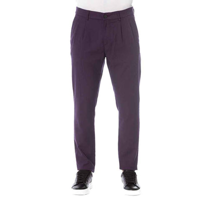 Red Cotton Men's Pant