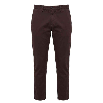 Brown Cotton Men's Pants