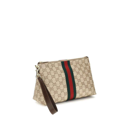 Beige Fabric Shoulder Bag