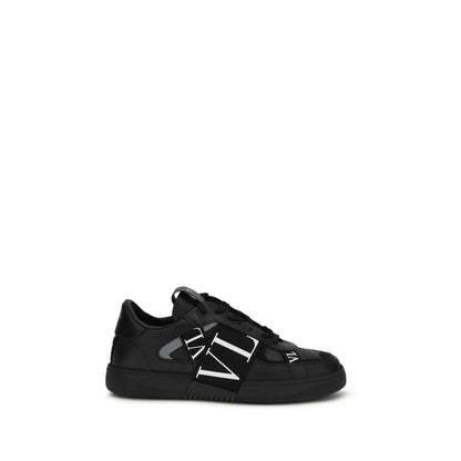 Black Calf Leather Bos Taurus Athletic Sneakers