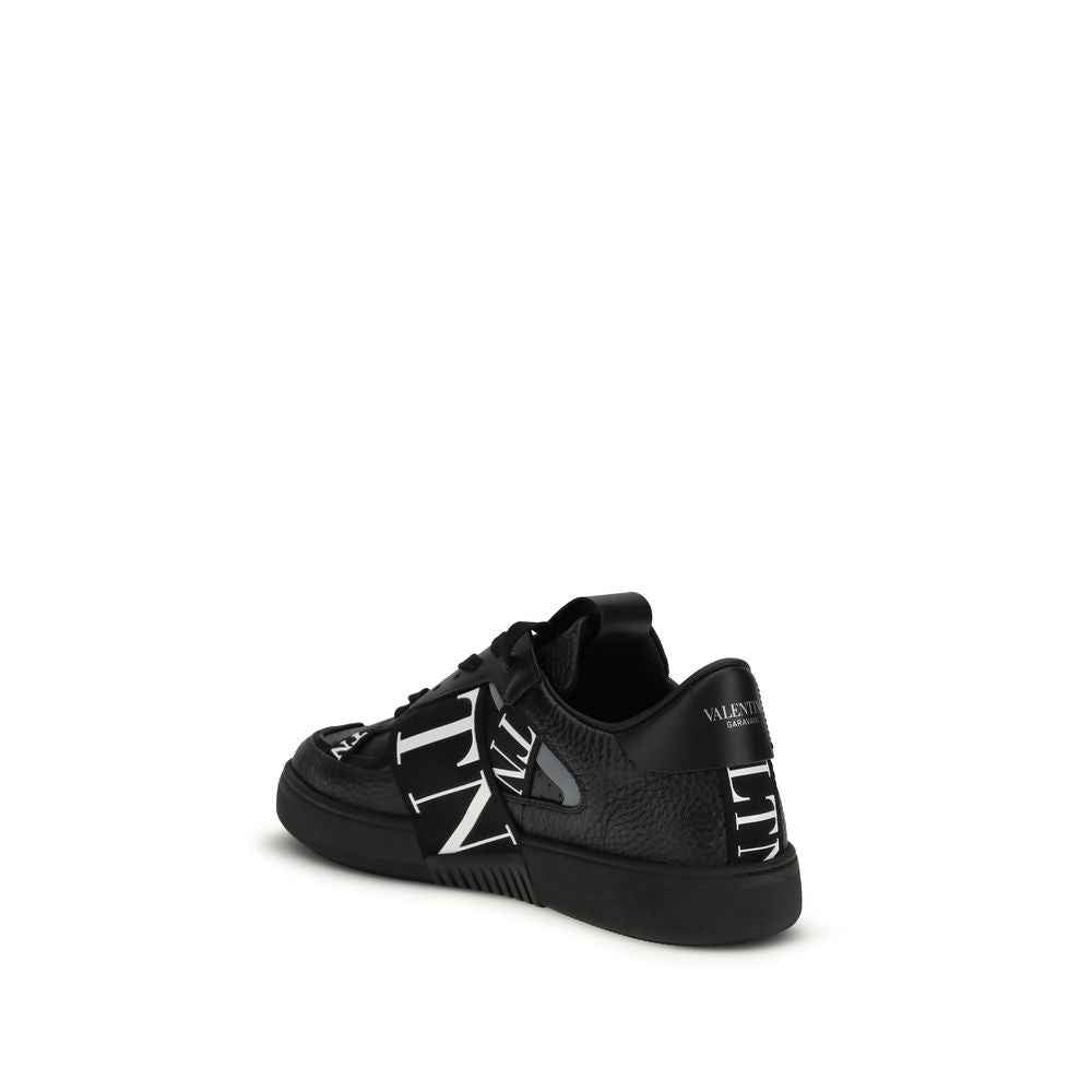 Black Calf Leather Bos Taurus Athletic Sneakers