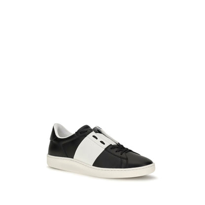 Black Calf Leather Bos Taurus Sneakers