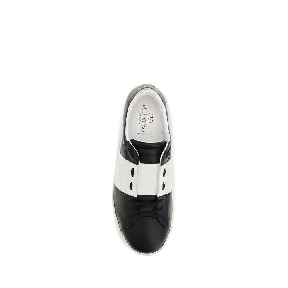 Black Calf Leather Bos Taurus Sneakers