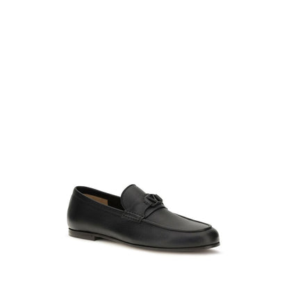 Black Deer Slip-On Loafers