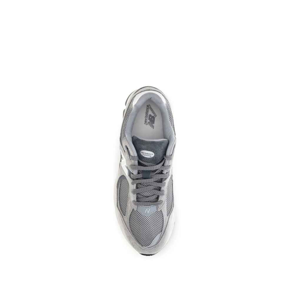 Gray Polyester Athletic Sneakers