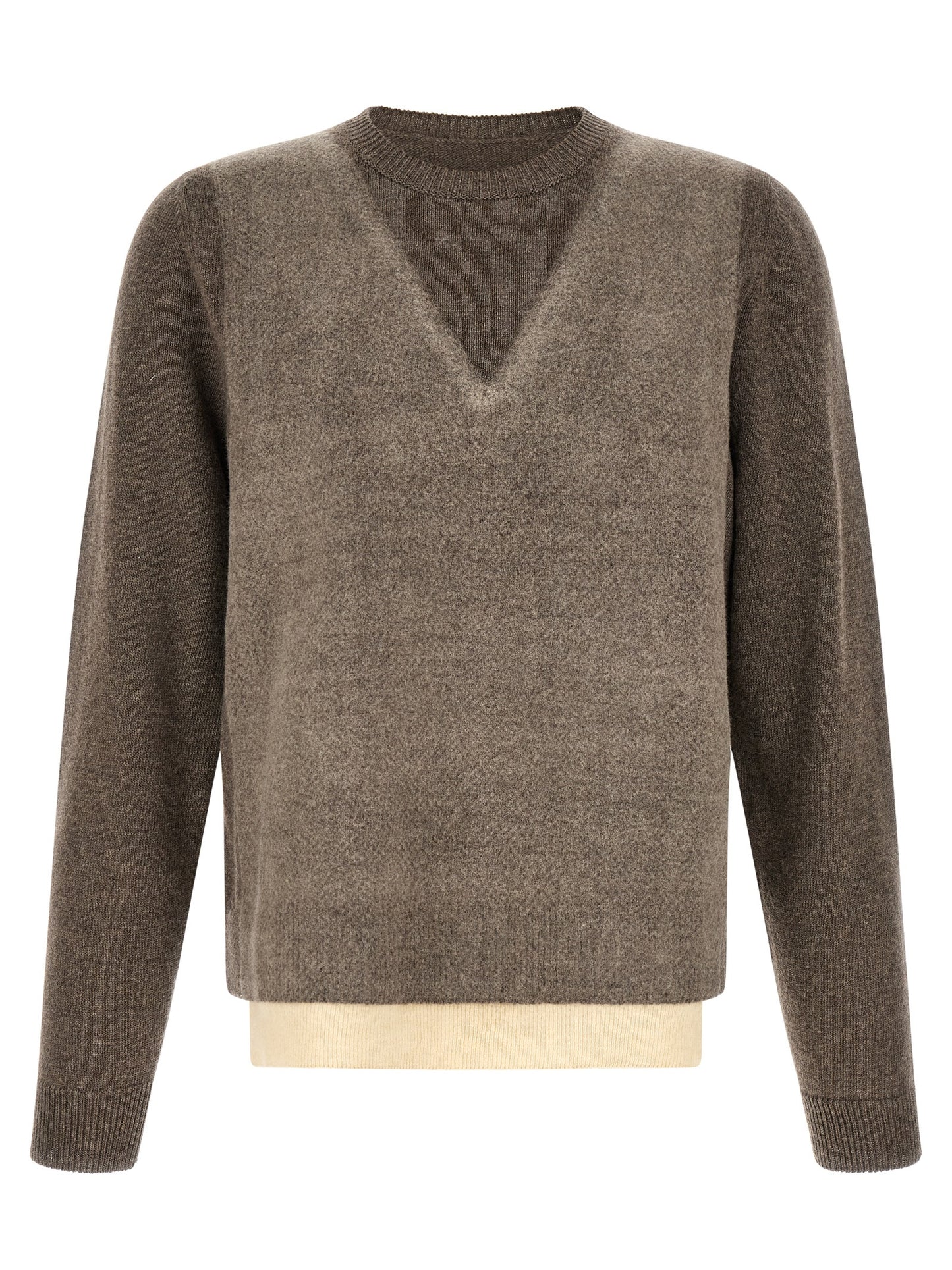 Brown Virgin Wool Cardigan