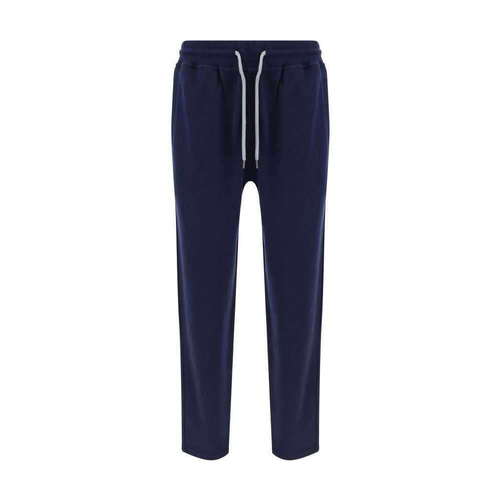 Blue Cotton Joggers (Workout Pants)