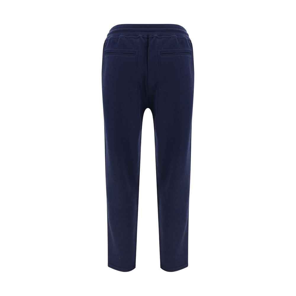 Blue Cotton Joggers (Workout Pants)