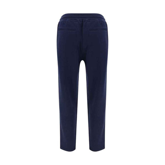 Blue Cotton Joggers (Workout Pants)