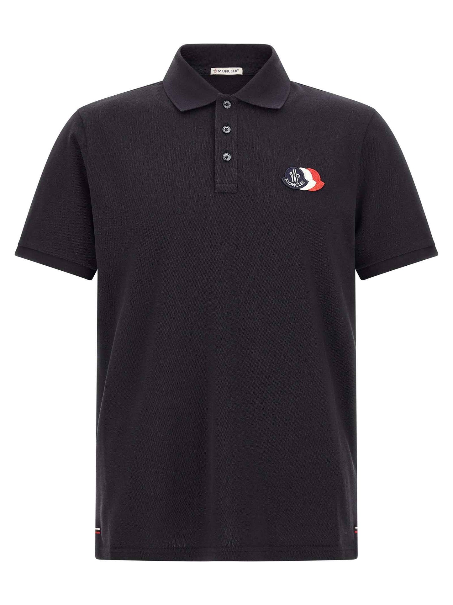 Blue Cotton Polo Shirt