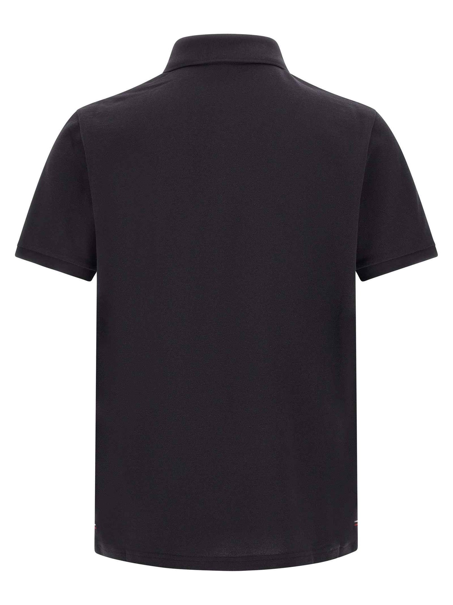 Blue Cotton Polo Shirt
