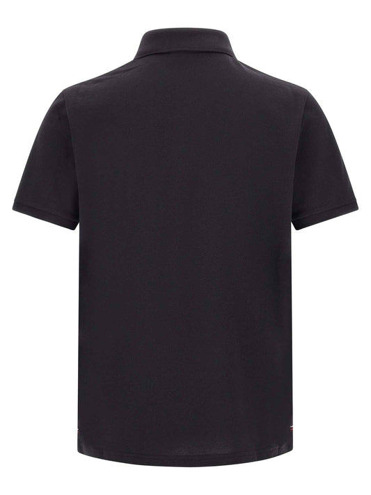 Blue Cotton Polo Shirt