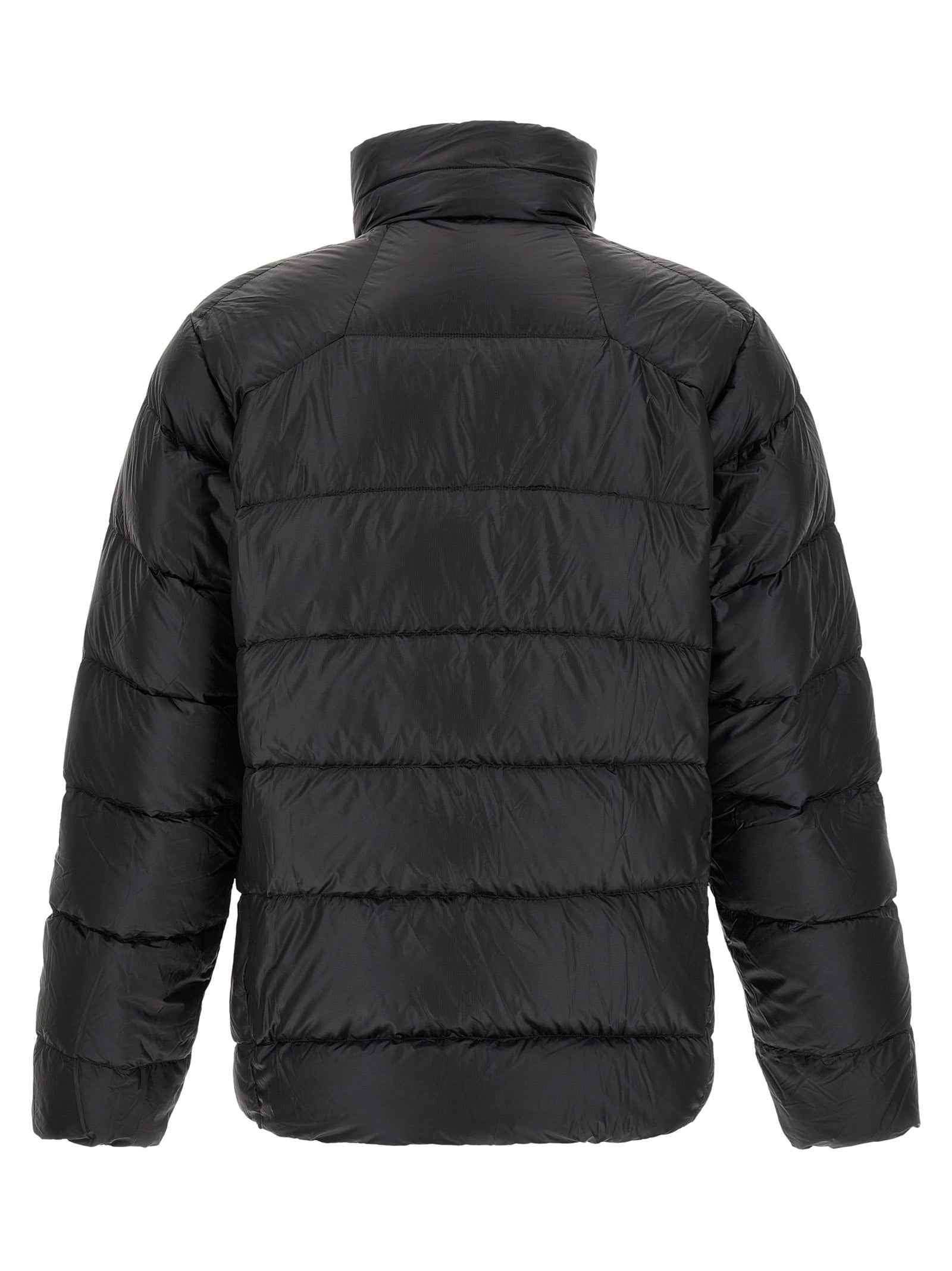 Black Nylon Full-Length Jacket