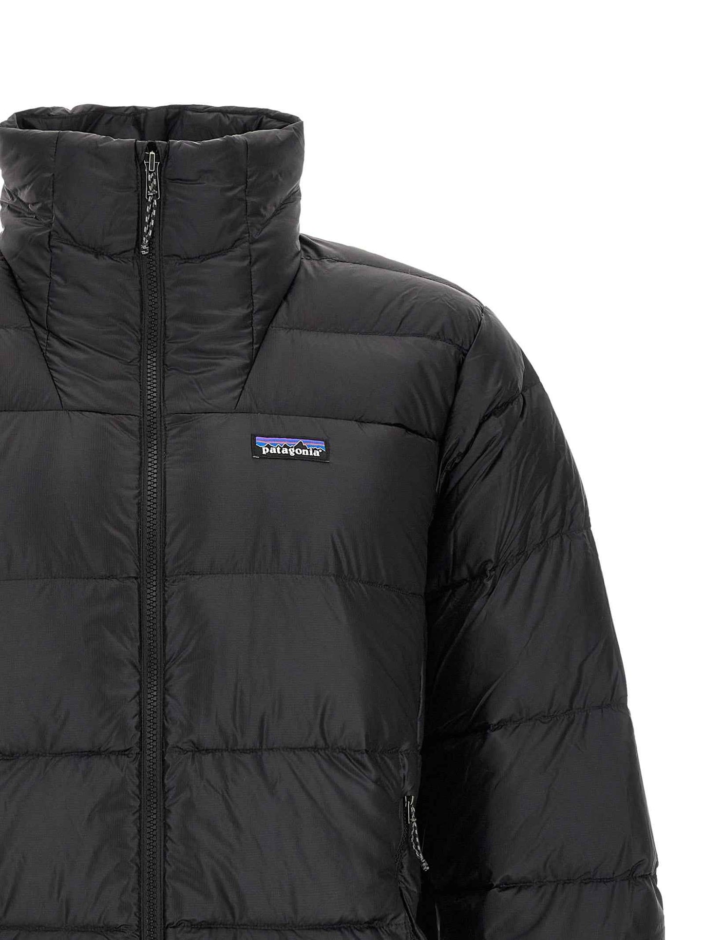 Black Nylon Full-Length Jacket