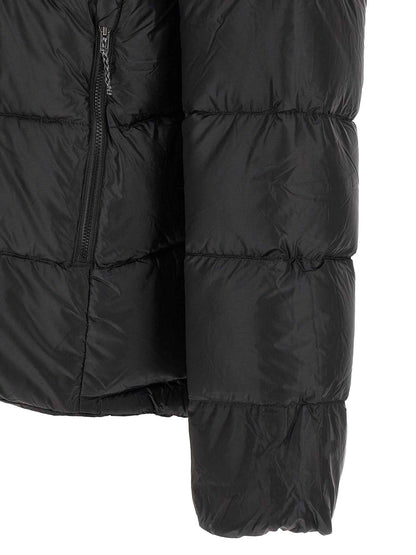Black Nylon Full-Length Jacket