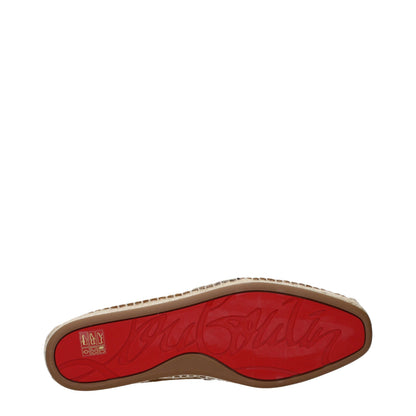 Brown Leather Espadrilles
