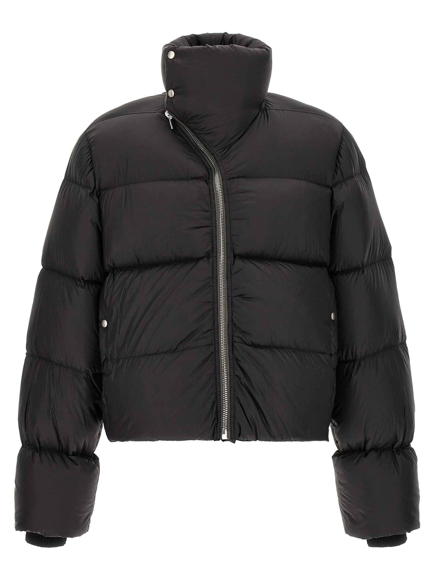 Black Nylon Full-Length Jacket