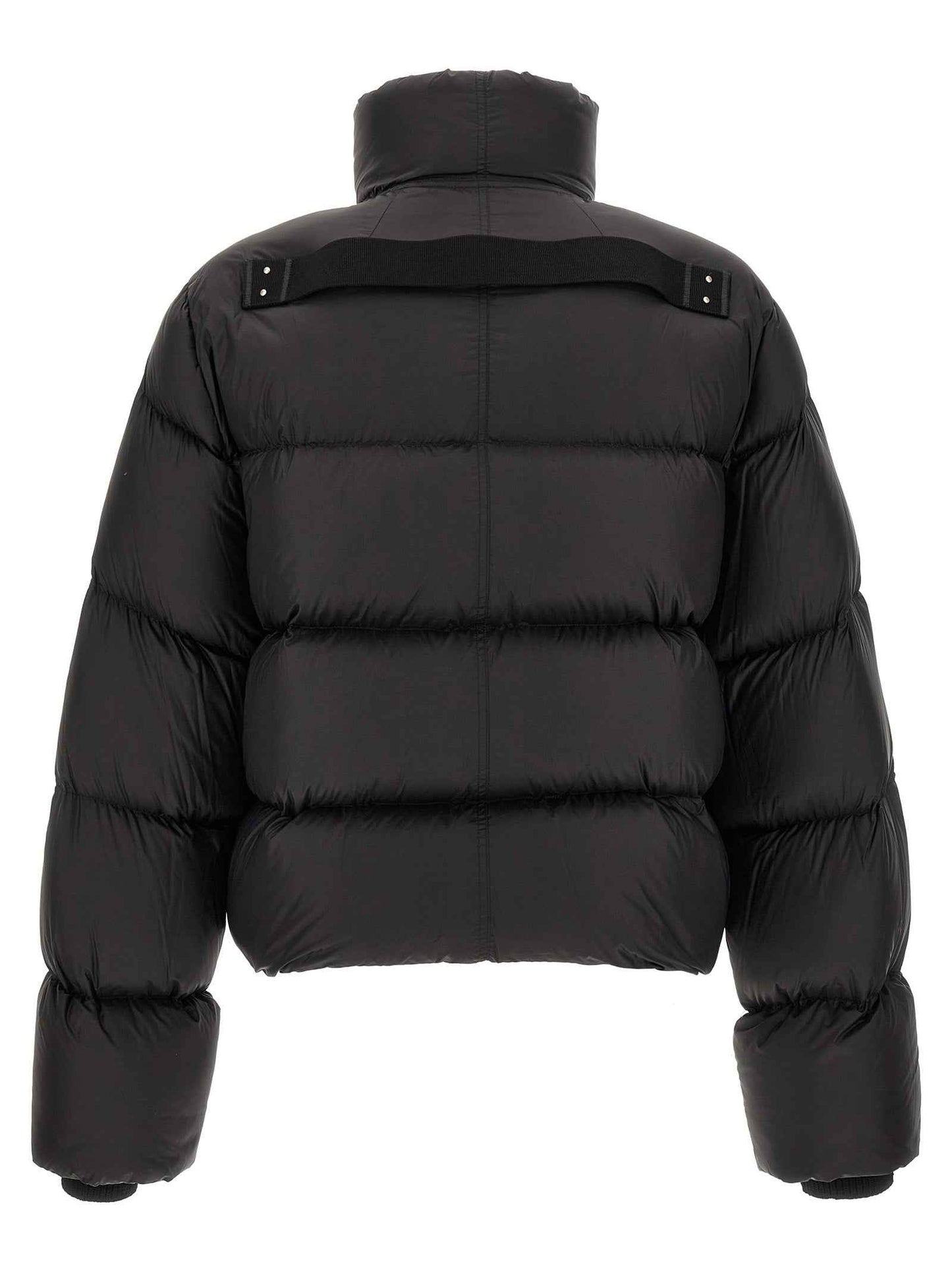 Black Nylon Full-Length Jacket