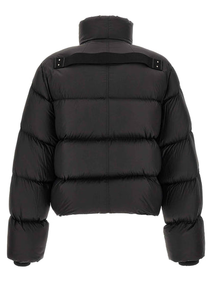 Black Nylon Full-Length Jacket
